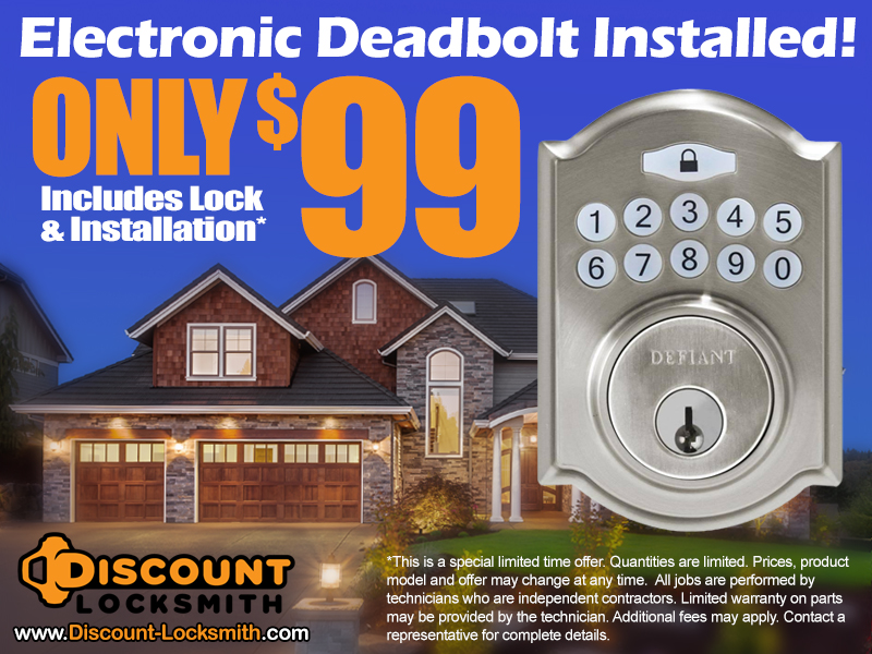 Electronic Deadbolt Installed Mesa AZ