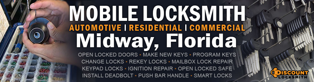 Mobile locksmith in Midway Florida