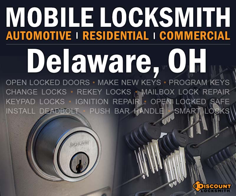 Mobile Locksmith in Delaware, Ohio