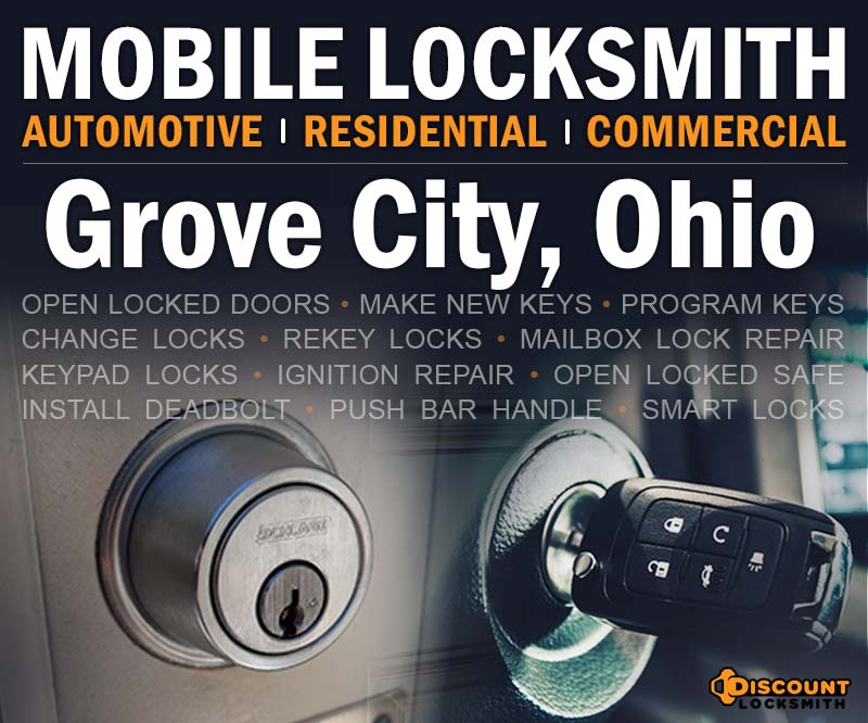 Mobile Locksmith in Grove City, Ohio