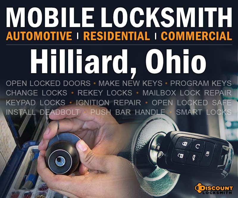 Mobile Locksmith in Hilliard, Ohio