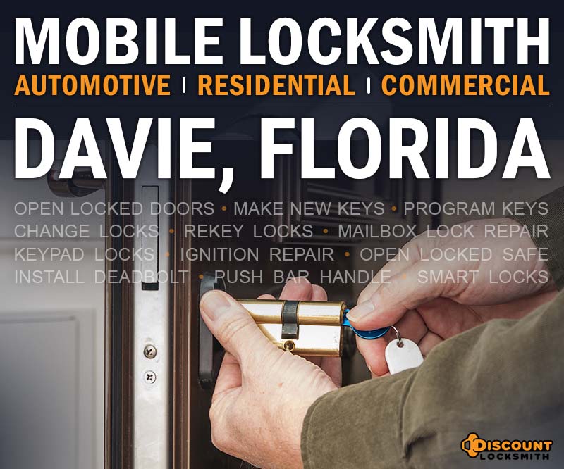 mobile locksmith of Davie, Florida