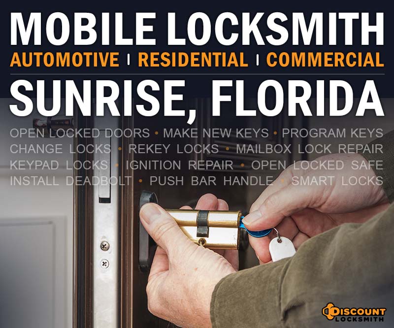 Mobile locksmith in Sunrise, FL
